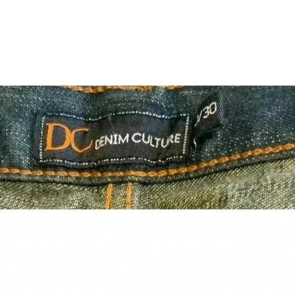 Denim Culture Straight Leg Dark Wash Denim Men Jeans Size 40x30 New - Picture 9 of 9